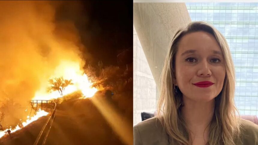 Alcaldesa de Las Condes identifica responsables del incendio en Cerro Calán