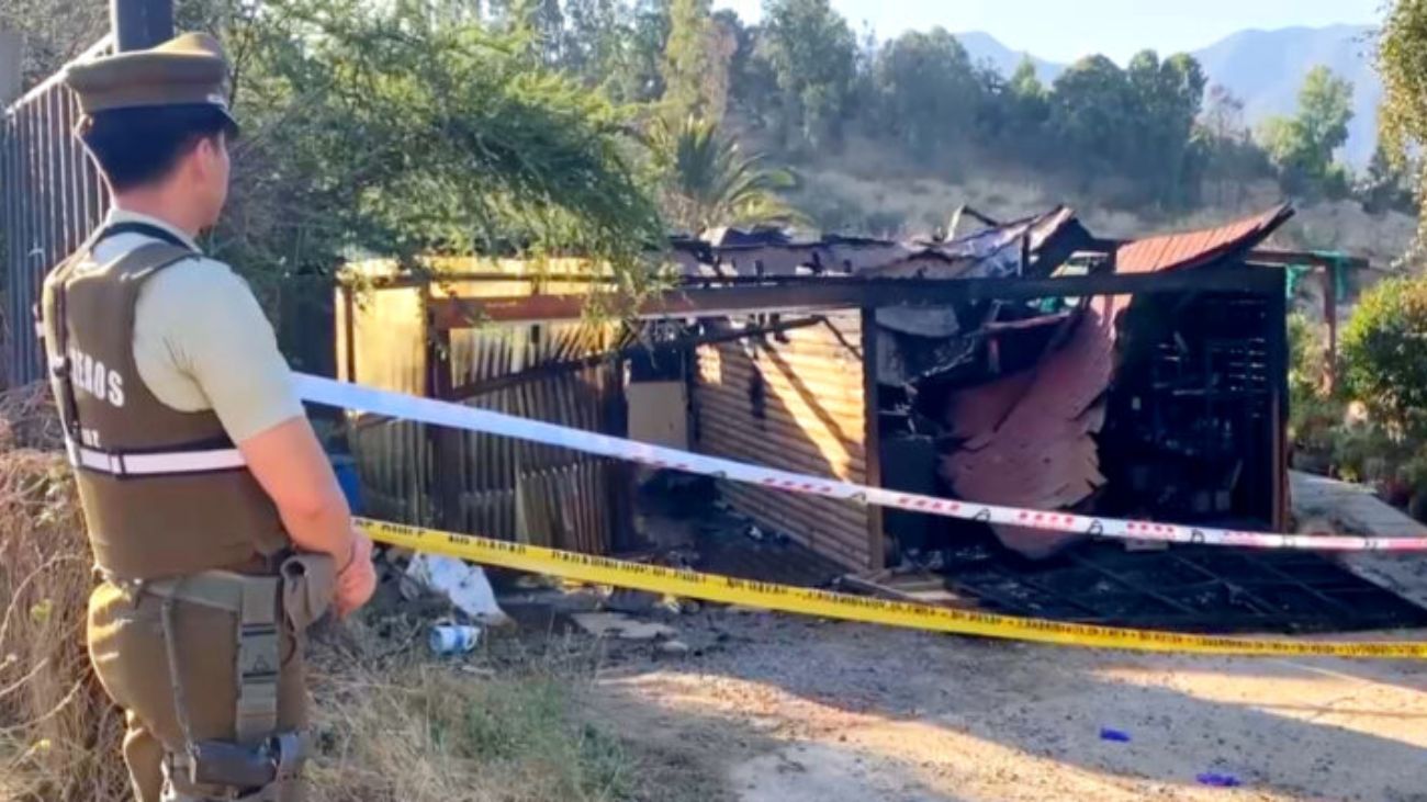 Fallecido en incendio en Curacaví: investigan causas del siniestro forestal