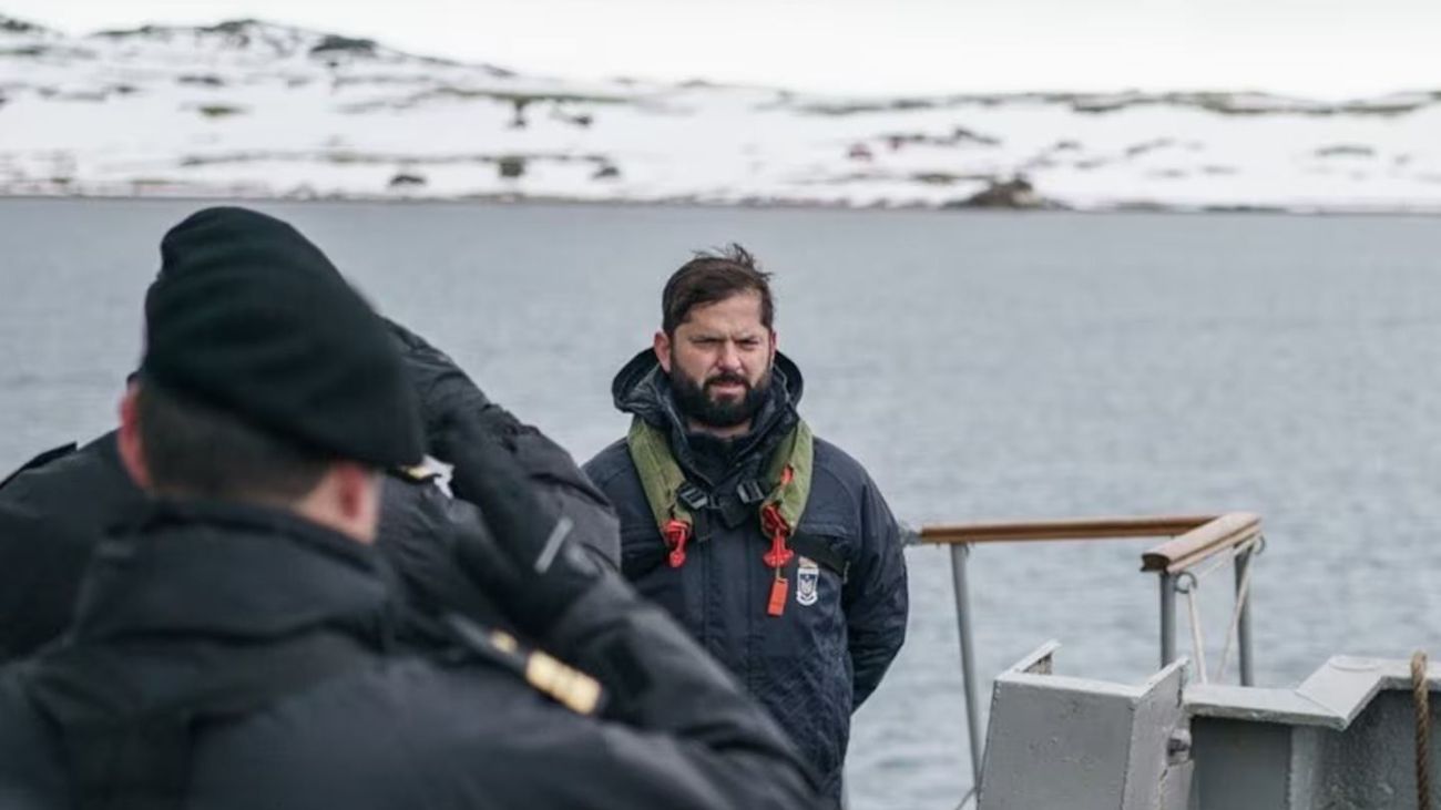 Presidente de Chile inicia Operación Estrella Polar en Polo Sur Presidente de Chile inicia Operación Estrella Polar en Polo Sur