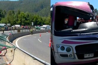 Trágico accidente de autobús en Lota deja tres muertos y once heridos
