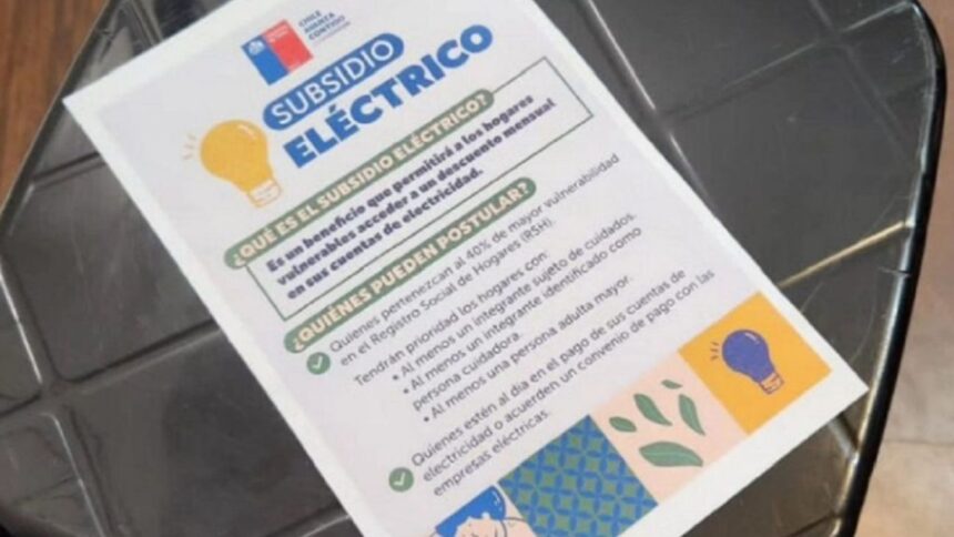 Resultados del Subsidio Eléctrico: Familias beneficiadas con importantes descuentos