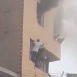 Tres niños saltan desde cuarto piso para escapar de incendio en Chorrillos