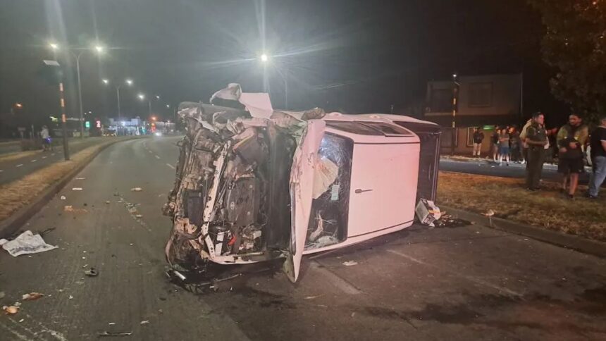 Choque en Temuco deja 11 heridos y un bebé fallecido