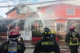 Incendio en Valdivia deja un adulto mayor fallecido y 6 damnificados