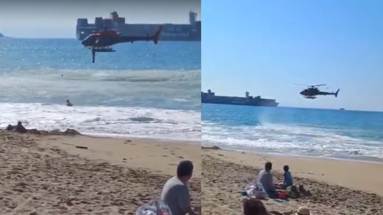 Rescate exitoso de hombre en riesgo de inmersión en Valparaíso Rescate exitoso de hombre en riesgo de inmersión en Valparaíso