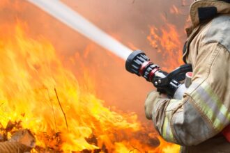 Incendio forestal en Marchigüe: Alerta Roja y combate activo