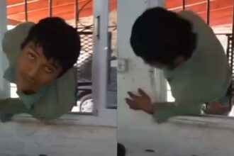 Delincuente atrapado en rejas de quiosco en Argentina: Insólito robo