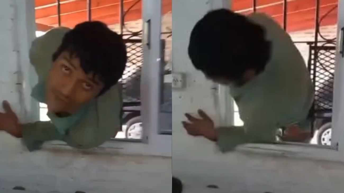 Delincuente atrapado en rejas de quiosco en Argentina: Insólito robo Delincuente atrapado en rejas de quiosco en Argentina: Insólito robo