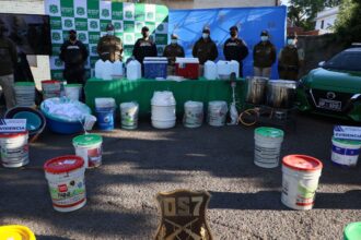 Desarticulan banda criminal: mayor decomiso de metanfetamina en la historia de Chile