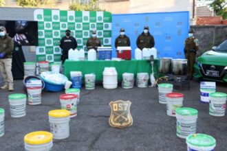 Detienen a mexicanos con 844 kilos de metanfetamina en Chile