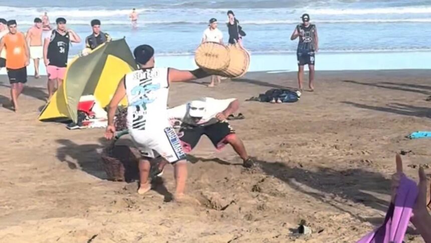 Pelea entre vendedores en playa de Villa Gesell causa conmoción