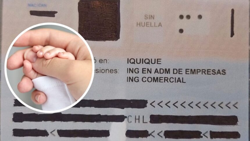 Fiscalización en Registro Civil por error en carnet de identidad de bebé