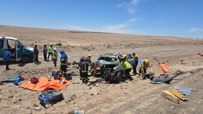 Trágico accidente en Ruta 5 Norte deja dos muertos y 40 heridos