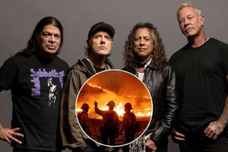 Metallica dona $500,000 a víctimas de incendios en Los Ángeles