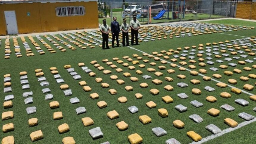 Incautados 1.880 kilos de marihuana en operativo en Antofagasta