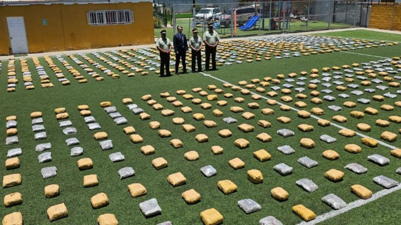 Incautados 1.880 kilos de marihuana en operativo en Antofagasta Incautados 1.880 kilos de marihuana en operativo en Antofagasta