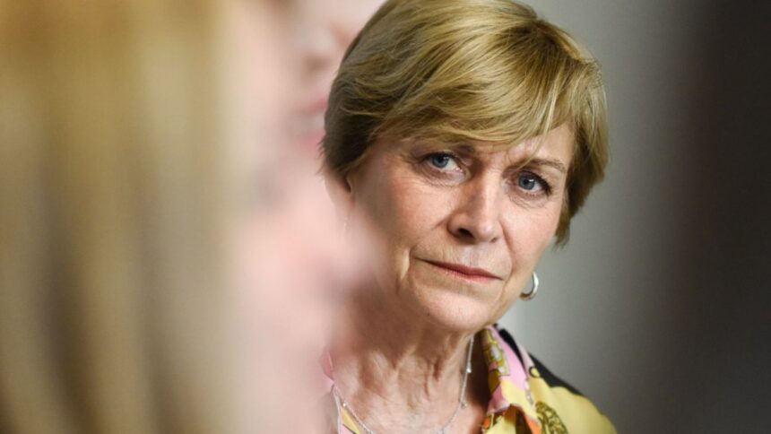 Evelyn Matthei, candidata presidencial de la UDI y Chile Vamos