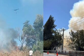 Alerta Roja en Rancagua por incendio forestal amenazante a subestación eléctrica