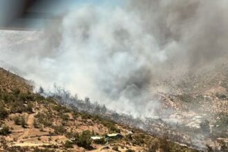 Incendio forestal en San Esteban deja una persona fallecida