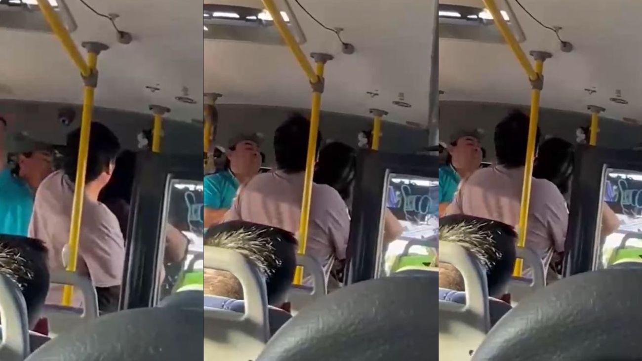 Estudiante golpeado por chofer de Viña Bus por pagar con TNE Estudiante golpeado por chofer de Viña Bus por pagar con TNE