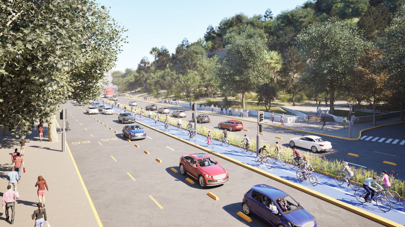 Avanza proyecto Nueva Alameda con Ciclovía Metropolitana y remodelación central Avanza proyecto Nueva Alameda con Ciclovía Metropolitana y remodelación central