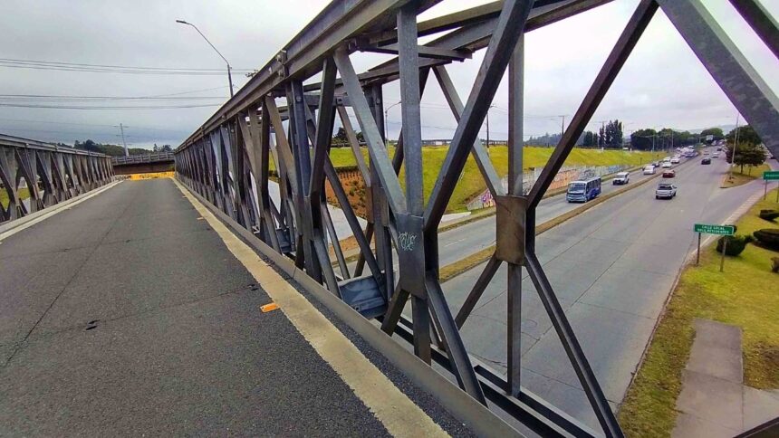 Comienzan obras de retiro del Puente Mecano Perales en Talcahuano