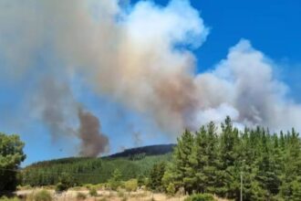 Alerta Roja en San Javier por incendio forestal durante ola de calor