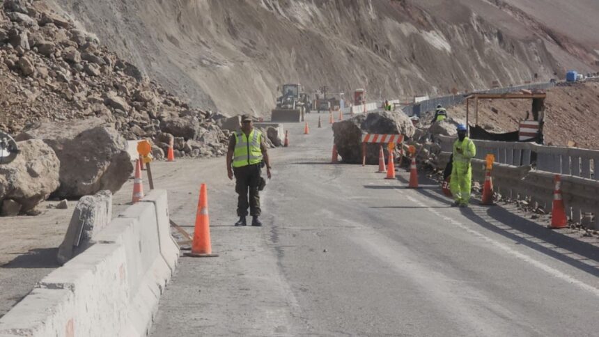 Desprendimiento de rocas en la Ruta 5 Norte de Arica: Restablecido tránsito