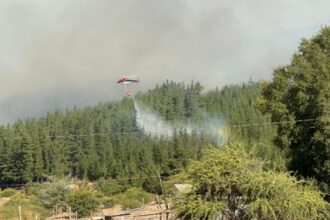 Actualización del incendio forestal en San Javier: alerta roja en vigor