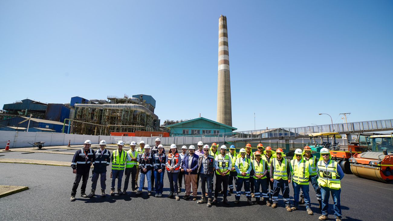 Innovador proyecto de Codelco Ventanas utiliza 4,5 millones de toneladas de escoria de cobre en pavimentos Innovador proyecto de Codelco Ventanas utiliza 4,5 millones de toneladas de escoria de cobre en pavimentos