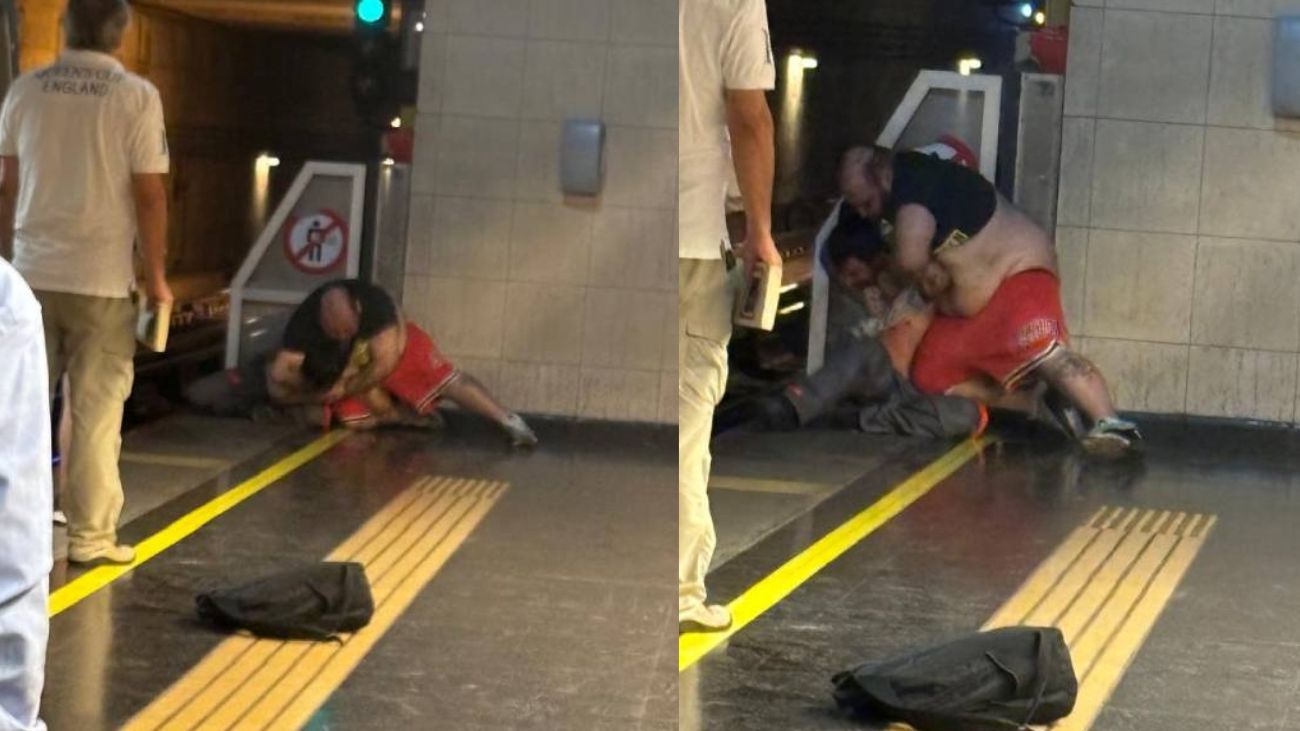 Altercado en Línea 4 del Metro de Santiago provoca detención de operación Altercado en Línea 4 del Metro de Santiago provoca detención de operación