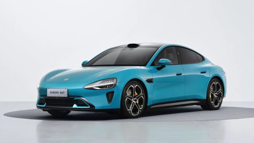 Xiaomi SU7 supera al Tesla Model 3 en ventas de sedanes eléctricos
