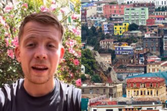 Tiktoker británico critica Valparaíso por su inseguridad y mal olor