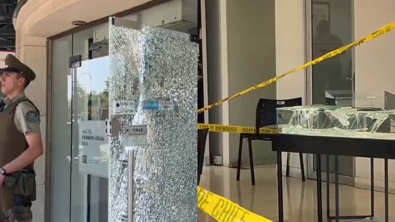 Rastrean conexión entre robos en óptica de Vitacura por $80 millones Rastrean conexión entre robos en óptica de Vitacura por $80 millones