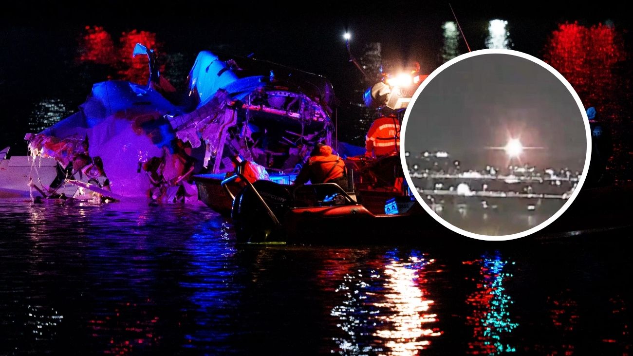 Colisión entre avión y helicóptero en Washington deja múltiples heridos Colisión entre avión y helicóptero en Washington deja múltiples heridos