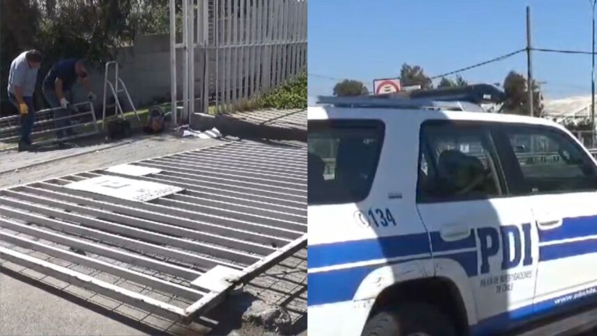 Incidente en banco de Renca: sospechoso arrebata arma y huye en camioneta