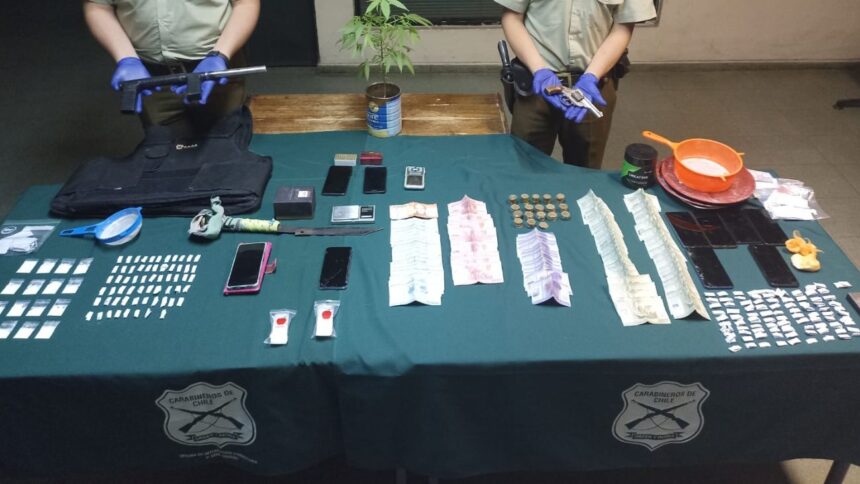 Operación policial en campamento de Rahue Alto: 8 detenidos por microtráfico