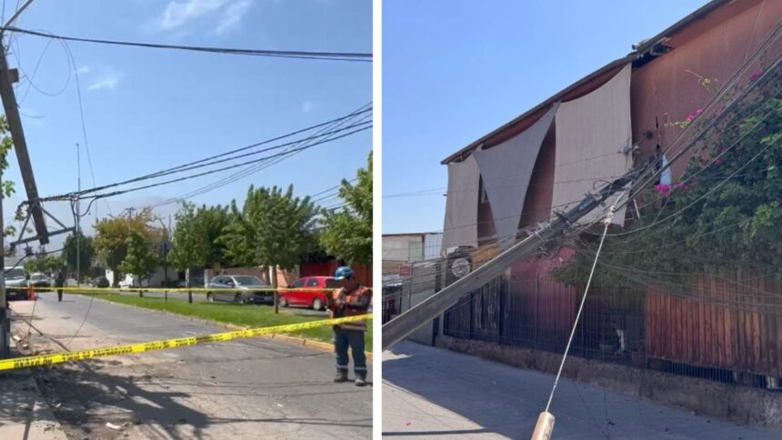 Accidente de camión deja a más de 100 clientes sin luz