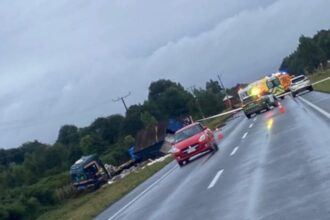 Accidente fatal en Dalcahue: tres víctimas tras colisión y incendio