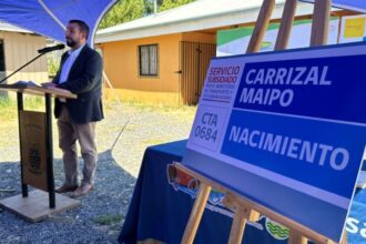 Transporte público subsidiado vuelve a áreas rurales de Nacimiento, Chile