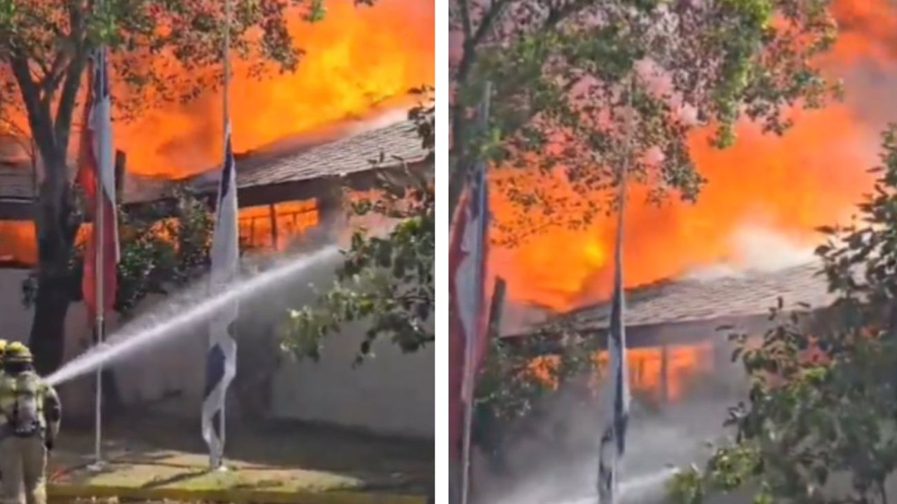 Incendio en Club de Golf La Dehesa: Bomberos controlan emergencia Incendio en Club de Golf La Dehesa: Bomberos controlan emergencia