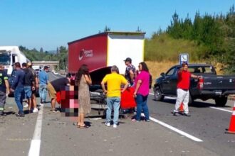 Fatal colisión en la Ruta del Itata genera congestión vehicular