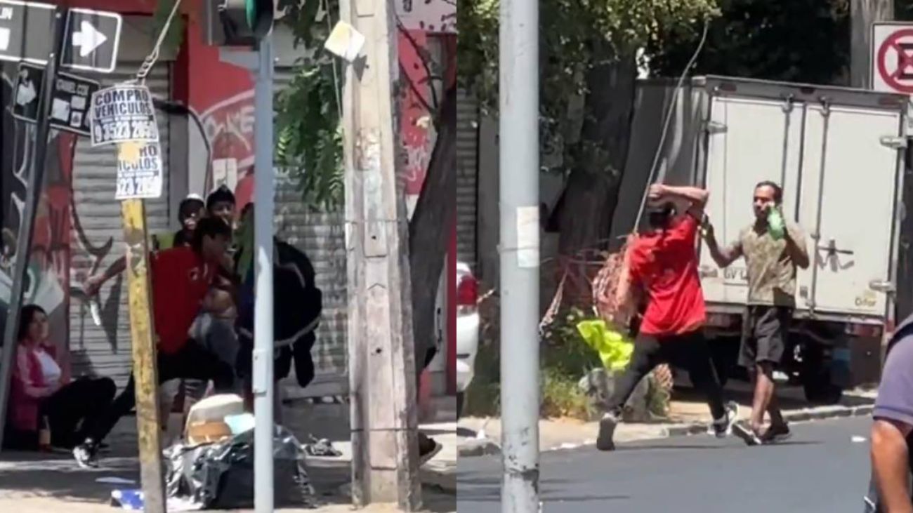 Pelea por estacionamiento en barrio Franklin de Santiago preocupa a vecinos