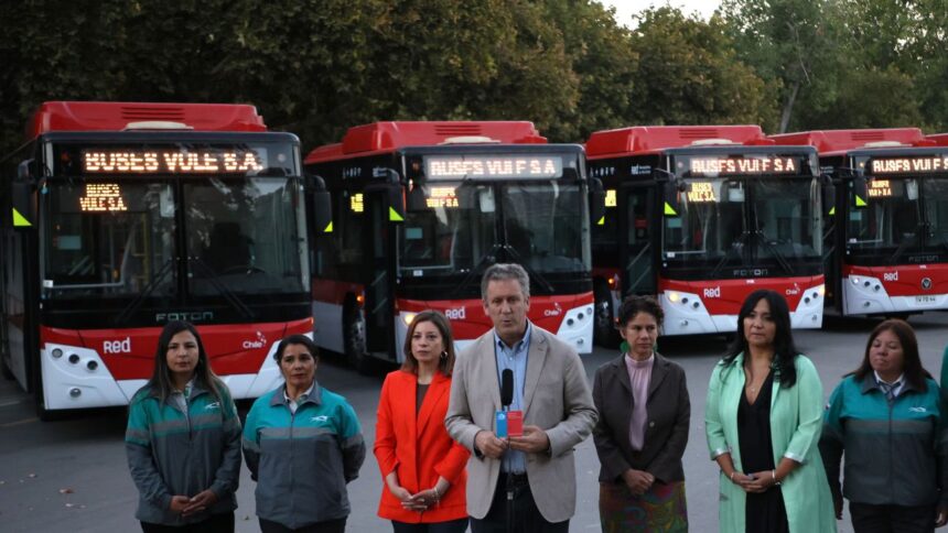 Red Movilidad incorpora 50 buses eléctricos en Santiago Norponiente
