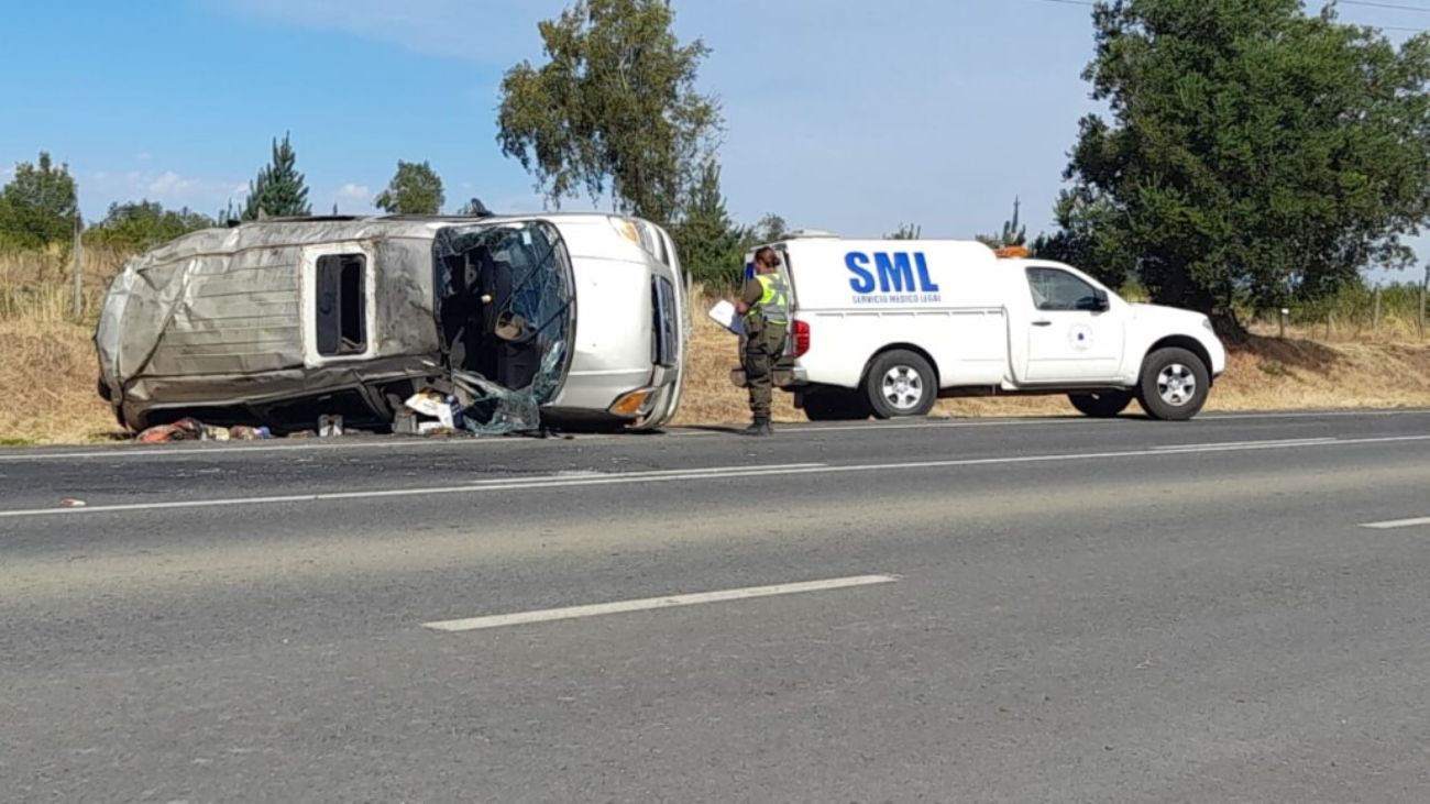 Accidente fatal en Los Ángeles: un muerto y seis heridos Accidente fatal en Los Ángeles: un muerto y seis heridos