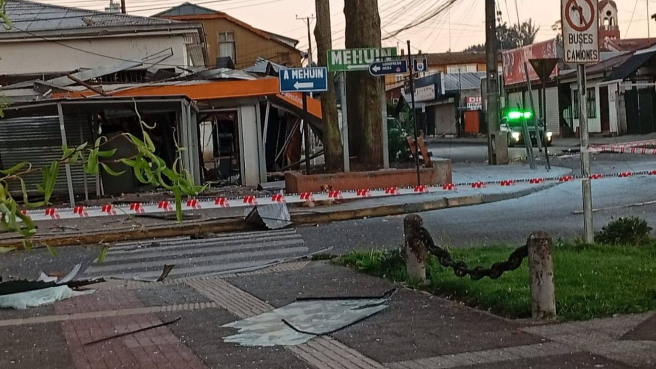 Intento de robo frustrado en cajero de San José de la Mariquina Intento de robo frustrado en cajero de San José de la Mariquina