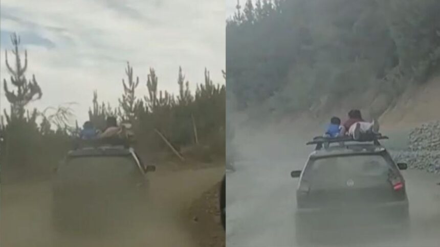 Grave imprudencia en Linares: vehículo transportaba menores de forma peligrosa