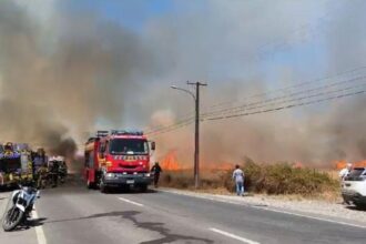 Detenidos por iniciar incendio en Coihueco y evacuaciones en Ñuble