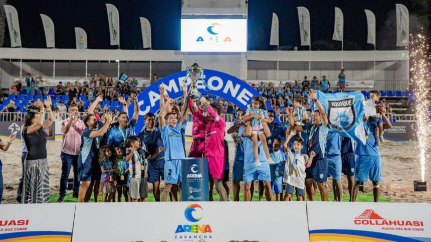 Deportes Iquique se corona campeón en torneo internacional de fútbol playa en Arena Cavancha