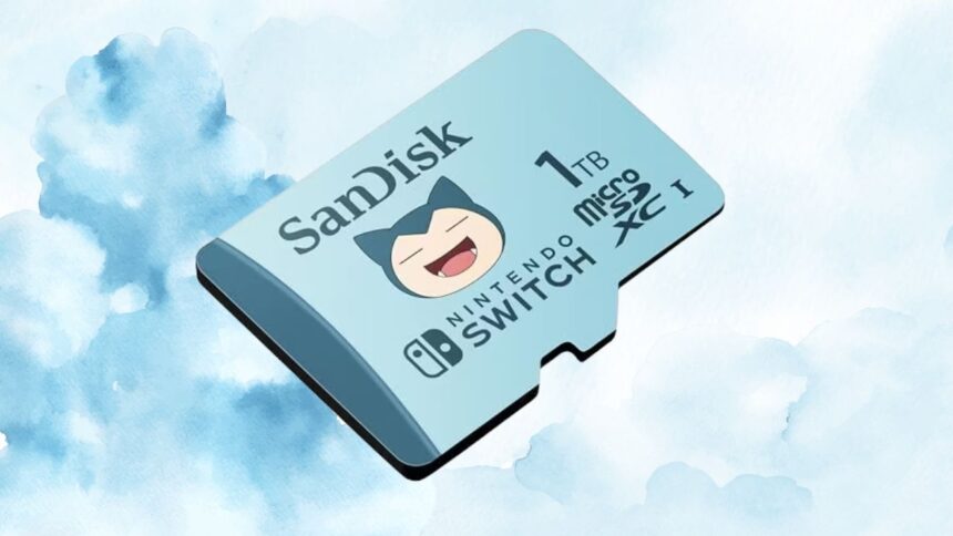 Tarjeta microSD de Snorlax de 1TB en oferta en Amazon